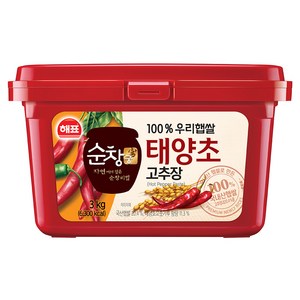 순창궁 우리햅쌀 태양초 고추장, 3kg, 1개