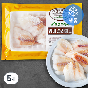 명태 슬라이스 (냉동), 300g, 5개