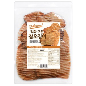 해맑은푸드 직화구운 참오징어, 1개, 400g