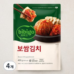 비비고 보쌈김치, 400g, 4개