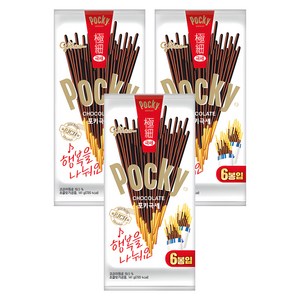 포키 극세 초코스틱, 141g, 3개