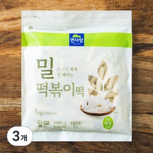 면사랑 밀떡볶이, 1kg, 3개