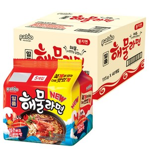 팔도일품 해물라면 115g, 40개