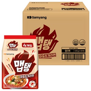 맵탱 마늘조개라면 110g, 32개