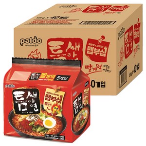 틈새라면 빨계떡 120g, 40개