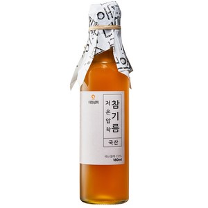 대현상회 저온압착 국산 참기름, 1개, 180ml