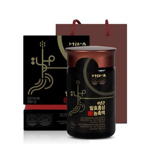 정원삼 6년근 발효홍삼 농축액 + 스푼 + 쇼핑백, 240g, 1세트