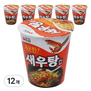 농심 새우탕컵 67g, 12개