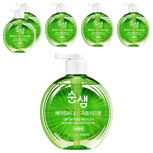 순샘 베이킹소다 피톤치드향 주방세제, 500ml, 6개
