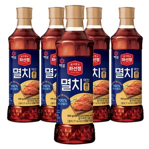 하선정 멸치액젓 골드, 800g, 5개