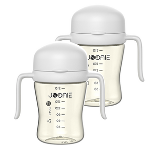 주니 유아용 뚜껑 일체형 자기주도컵 2세대 210ml, 2개, 화이트