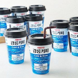 서울우유 강릉커피 콜드브루 라떼, 250ml, 10개