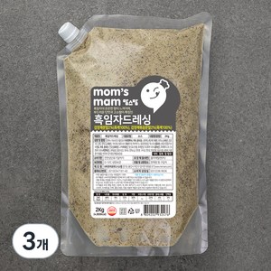 맘스맘 흑임자드레싱, 2kg, 3개