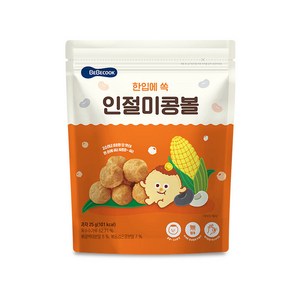 베베쿡 한입에 쏙 인절미 콩볼, 인절미맛, 25g, 1개