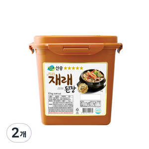 신송 재래된장, 6kg, 2개