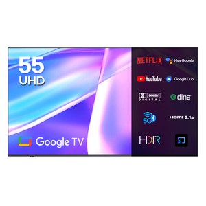 이노스 4K UHD LED 구글 TV 55인치 제로베젤 스마트 티비, 139cm(55인치), S5501KU, 벽걸이형, 방문설치