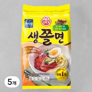 오뚜기 생쫄면 4인가족세트, 904g, 5개