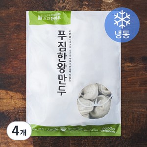 한만두 푸짐한 왕만두 (냉동), 1.4kg, 4개