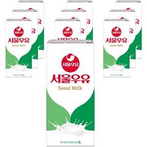 서울우유 멸균우유 1000ML, 1L, 10개