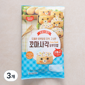 동원 꼬마사각 유부초밥, 150g, 3개