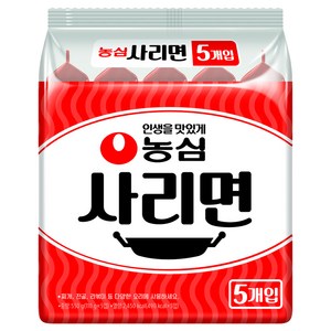 농심 사리면 110g, 5개