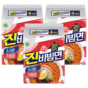 오뚜기 진비빔면 156g, 12개