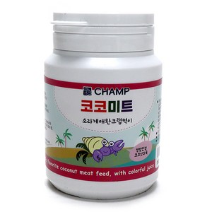 챔프 코코미트 소라게애완크랩먹이 갑각류 사료, 30g, 1개