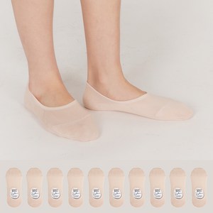 가나양말 남성용 뉴 앞코보강 페이크삭스 덧신 10켤레
