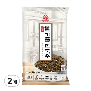 오뚜기 고기리 들기름 막국수, 450g, 2개