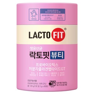 종근당건강 락토핏 생유산균 뷰티 60개입, 120g, 1개