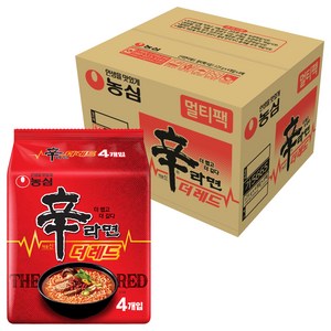 신라면 더 레드 125g, 32개