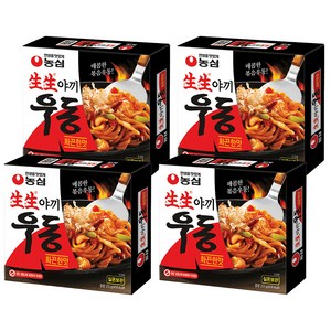 생생우동 야끼우동 화끈한맛 251g, 4개