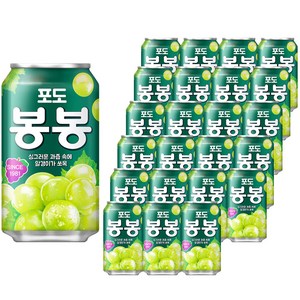 해태htb 포도봉봉, 340ml, 24개