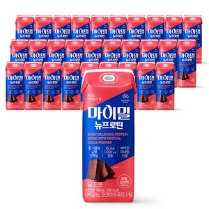 대상웰라이프 마이밀 뉴프로틴 딥초코, 190ml, 30개