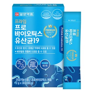 일양약품 프라임 프로바이오틱스 유산균19, 30회분, 60g, 1개