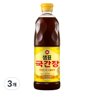 샘표 국간장, 860ml, 3개