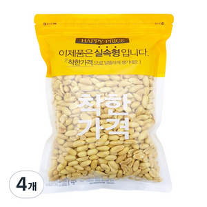 견과공장 중국산 햇 튀김땅콩, 800g, 4개