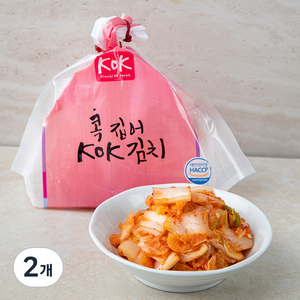 콕김치 어린이 맛김치, 600g, 2개