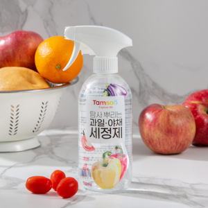 탐사 뿌리는 과일 야채 세정제, 500ml, 1개