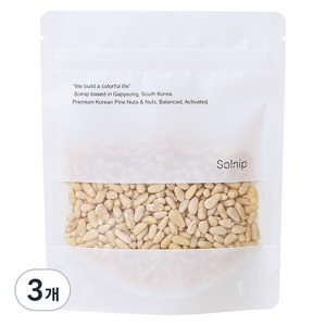 솔닙 백잣, 90g, 3개