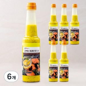 곰곰 맛있는 피클머스타드 소스, 520ml, 6개