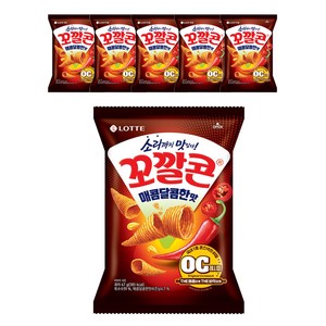 롯데제과 꼬깔콘 매콤달콤한맛, 67g, 6개