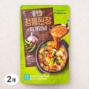 풀무원 정통된장 찌개양념, 130g, 2개