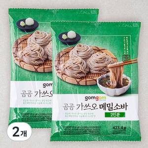 곰곰 가쓰오 메밀 소바 2인분, 423.4g, 2개