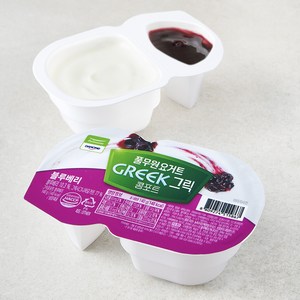 풀무원 그릭콩포트 블루베리 요거트, 140g, 2개