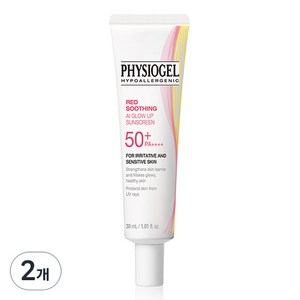 피지오겔 레드수딩 AI 글로우업 썬스크린 SPF50+ PA++++, 30ml, 2개