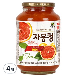 씨밀레 자몽청, 2000g, 1개입, 4개