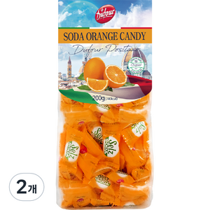 듀포 포지타노 소다 오렌지 캔디, 2개, 200g