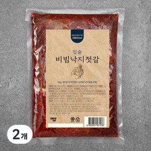 입술젓갈 비빔낙지젓, 1kg, 2개