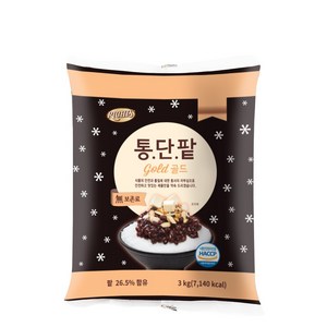 (주)동서 리치스 통단팥 골드파우치, 3kg, 1개